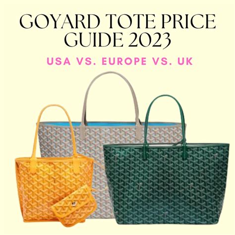 goyard purse discount|goyard tote bag price 2023.